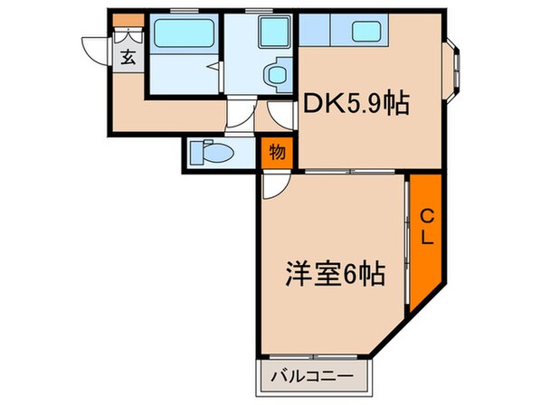 加藤ハイツの物件間取画像